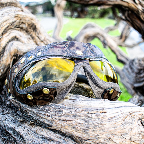 Leather Goggles. Perfect for Burning Man - Picture 3 of 8